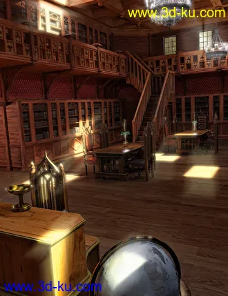 3D打印模型FG Gothic Library的图片