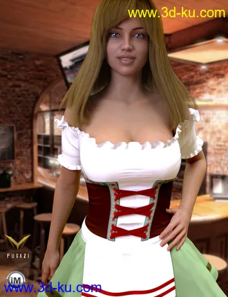 3D打印模型FG Oktoberfest Dress for Genesis 8 Female(s)的图片