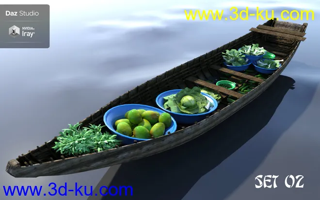 Floating Market模型的图片3