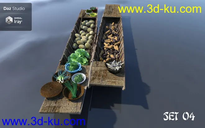 Floating Market模型的图片5