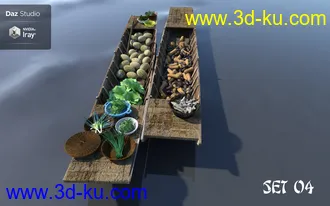 3D打印模型Floating Market的图片