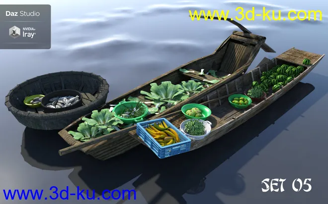 Floating Market模型的图片6
