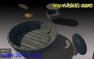 3D打印模型Floating Market的图片