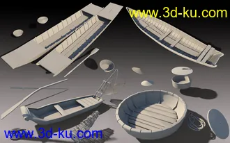 3D打印模型Floating Market的图片
