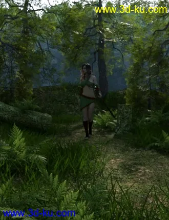 3D打印模型Foggy Forest的图片