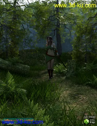 3D打印模型Foggy Forest的图片