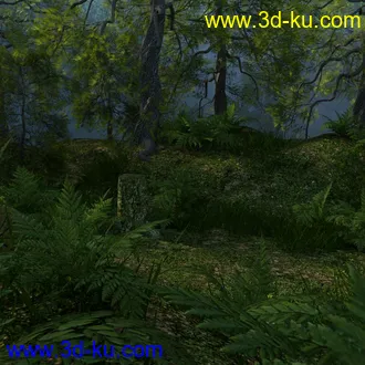 3D打印模型Foggy Forest的图片