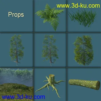 3D打印模型Foggy Forest的图片
