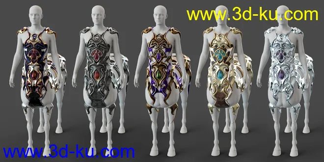 Forest Marauder Outfit Textures模型的图片6