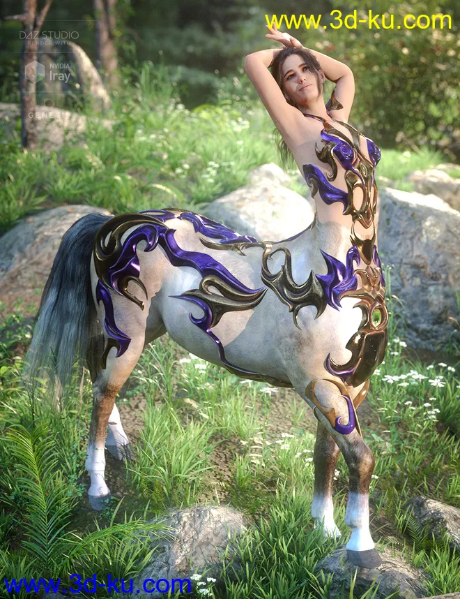 Forest Queen Outfit Textures模型的图片4
