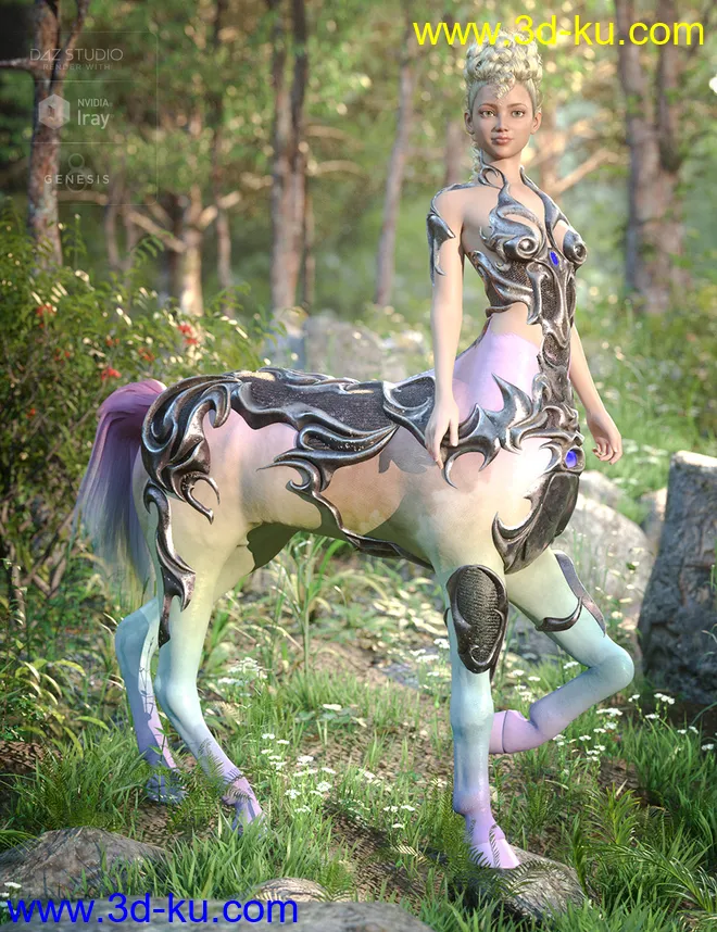 Forest Queen Outfit Textures模型的图片5