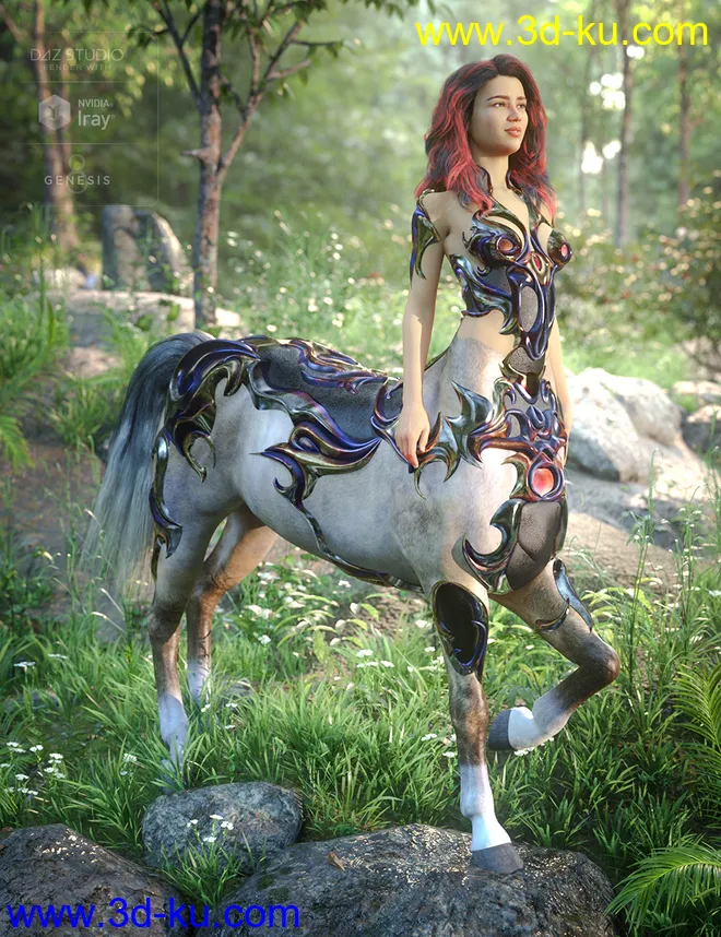 Forest Queen Outfit Textures模型的图片6