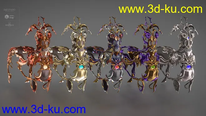 Forest Queen Outfit Textures模型的图片7