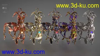 3D打印模型Forest Queen Outfit Textures的图片