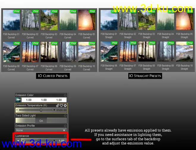 ForestScapes Backdrops Volume 1模型的图片7