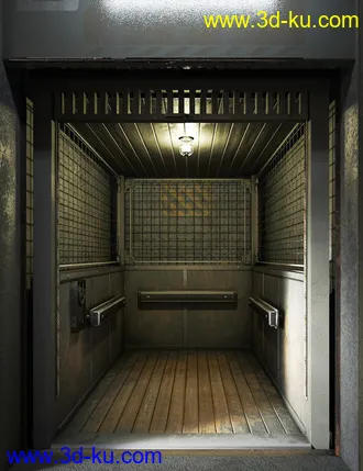 3D打印模型Freight Elevator and Basement的图片