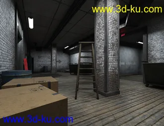 3D打印模型Freight Elevator and Basement的图片