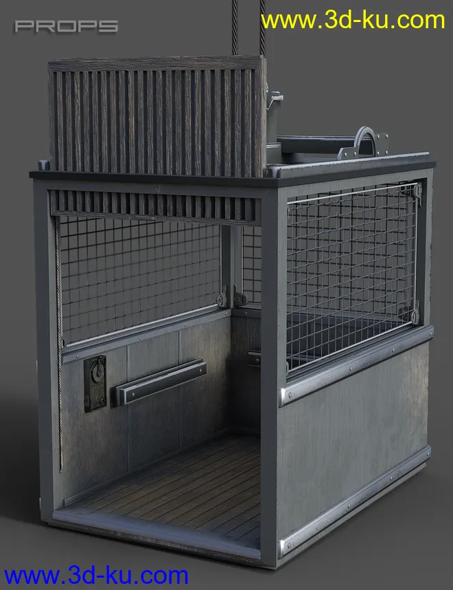 Freight Elevator and Basement模型的图片14