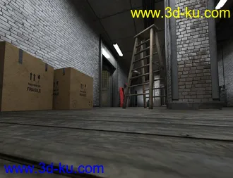 3D打印模型Freight Elevator and Basement的图片