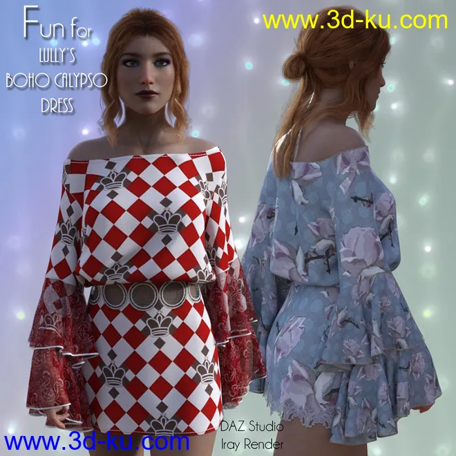 Fun for Boho Calypso Dress模型的图片1