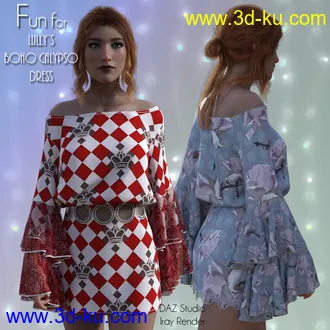 3D打印模型Fun for Boho Calypso Dress的图片