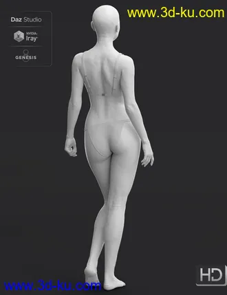 3D打印模型Gabriela 8 HD Add-On的图片