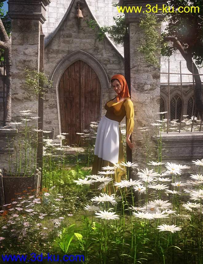 Garden Flowers - Garden Daisies模型的图片2