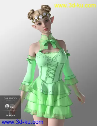 3D打印模型Garden Flowers - Lavender Bushes的图片