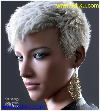 3D打印模型GCD Jewelry - Earrings Collection 1 for G3F的图片