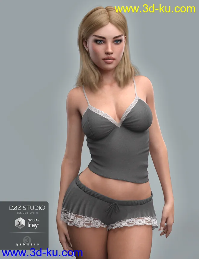 GDN Nathalia for Genesis 3 Female模型的图片3