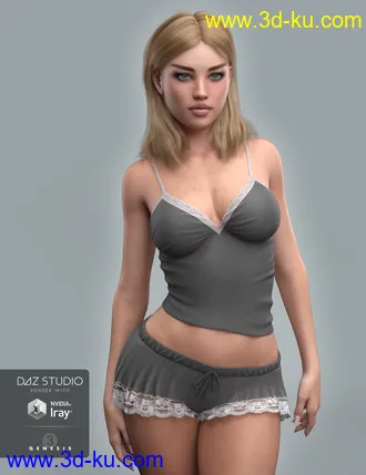 3D打印模型GDN Nathalia for Genesis 3 Female的图片