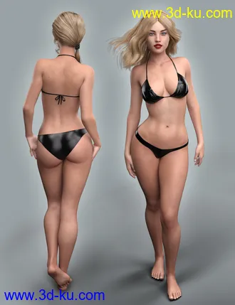 3D打印模型GDN Nathalia for Genesis 3 Female的图片