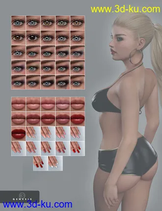 3D打印模型GDN Nathalia for Genesis 3 Female的图片