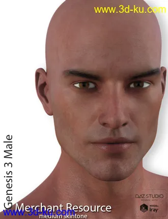 3D打印模型Genesis 3 Male Merchant Resource - Medium Skin的图片