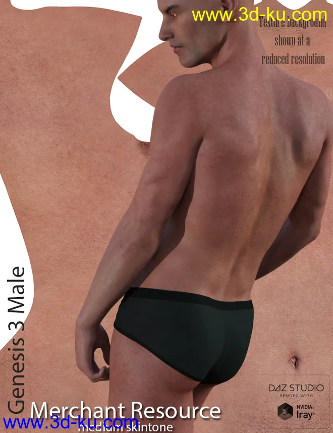 Genesis 3 Male Merchant Resource - Medium Skin模型的图片3