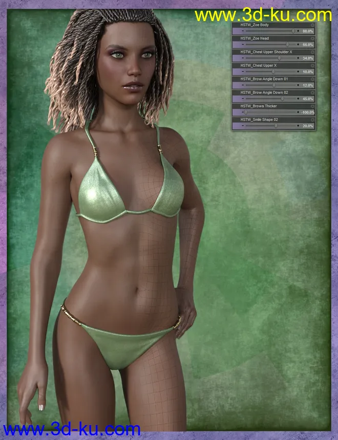 Genesis 8 Female Mixed Morph Kit模型的图片1