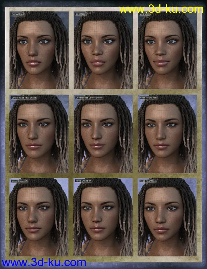Genesis 8 Female Mixed Morph Kit模型的图片2