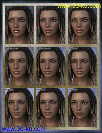 3D打印模型Genesis 8 Female Mixed Morph Kit的图片