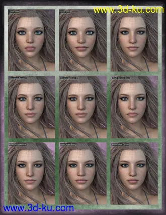 3D打印模型Genesis 8 Female Mixed Morph Kit的图片
