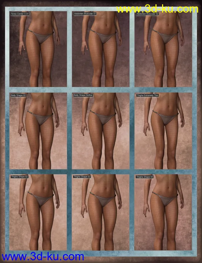 Genesis 8 Female Mixed Morph Kit模型的图片7