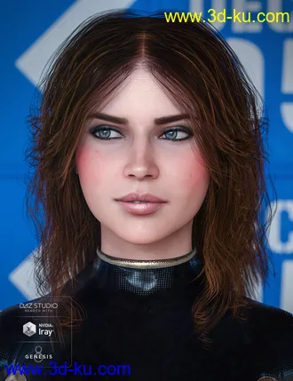 3D打印模型Geo Hair for Genesis 8 Female(s)的图片
