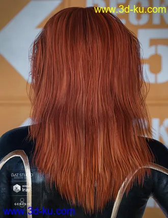 3D打印模型Geo Hair for Genesis 8 Female(s)的图片