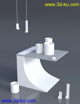 3D打印模型GeoReflections Prop Set的图片