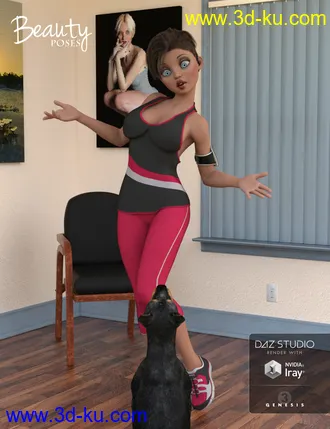 3D打印模型Girl 7 Beauty Poses的图片