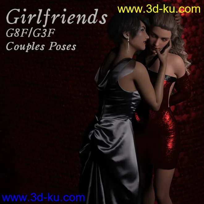 Girlfriends Couples Poses模型的图片1