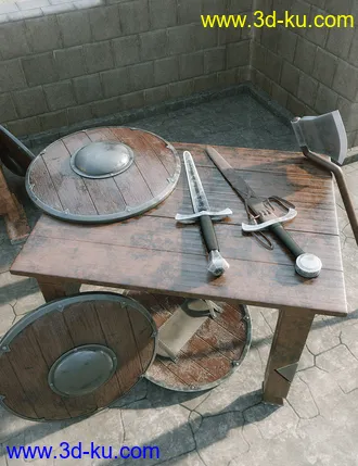 3D打印模型Gladiator Weapons的图片
