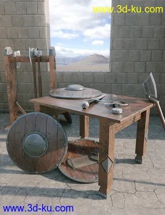 3D打印模型Gladiator Weapons的图片