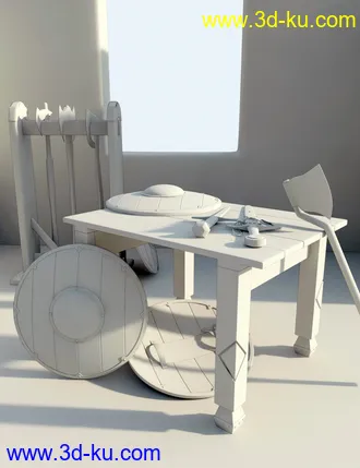 3D打印模型Gladiator Weapons的图片