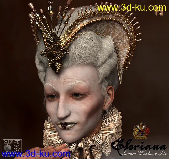 Gloriana Venetian Ceruse Makeup Kit模型的图片1