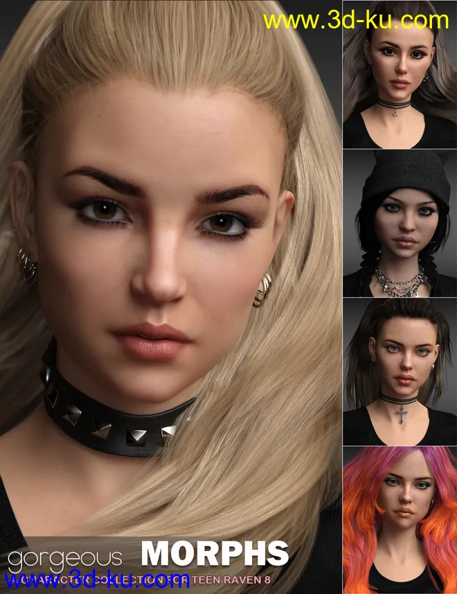 Gorgeous Morphs for Teen Raven 8模型的图片1